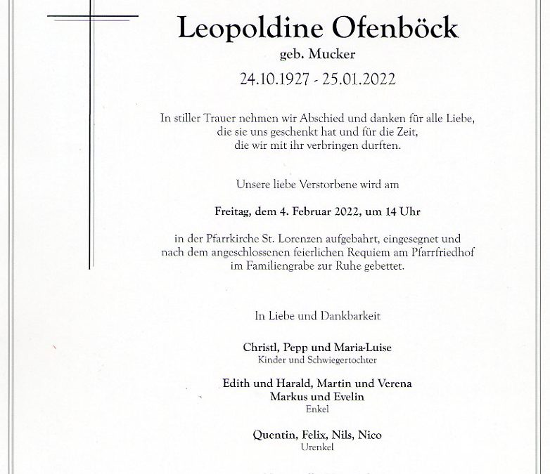 Ofenböck Leopoldine
