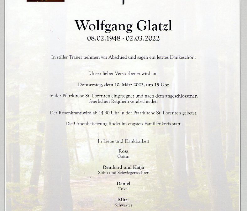 Glatzl Wolfgang