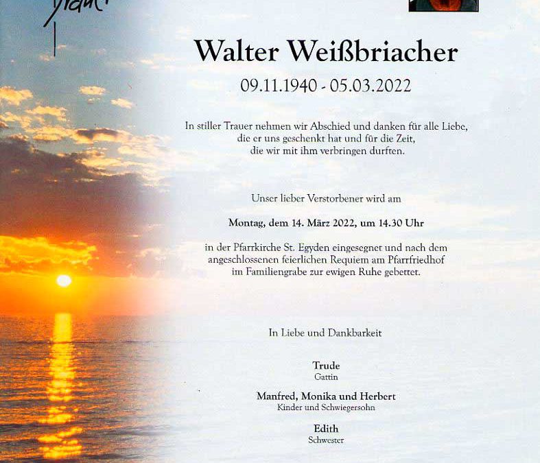 Weißbriacher Walter