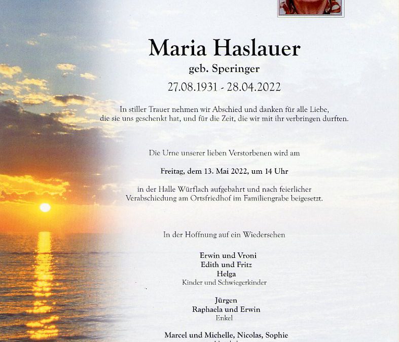 Haslauer Maria