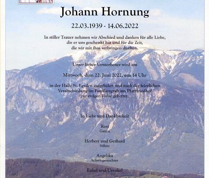 Hornung Johann