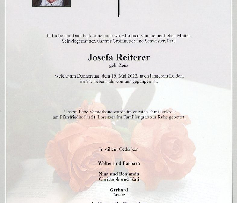 Reiterer Josefa