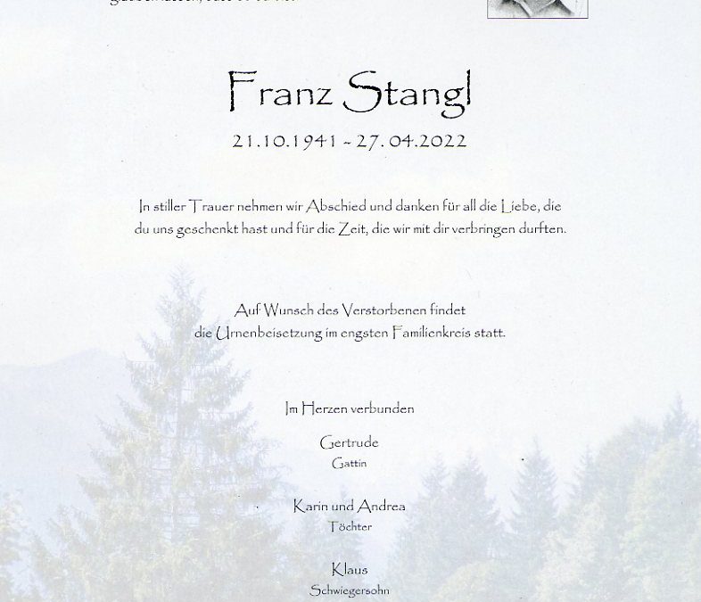 Stangl Franz