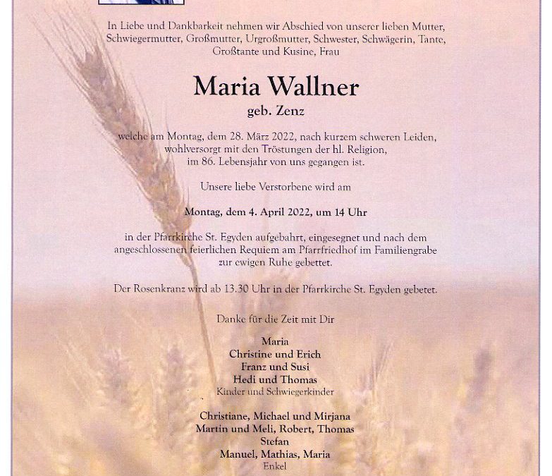 Wallner Maria