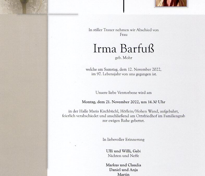 Irma Barfuß