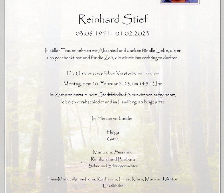 Stief Reinhard