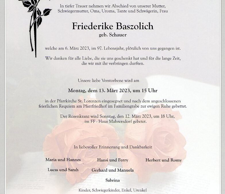Friederike Baszolich