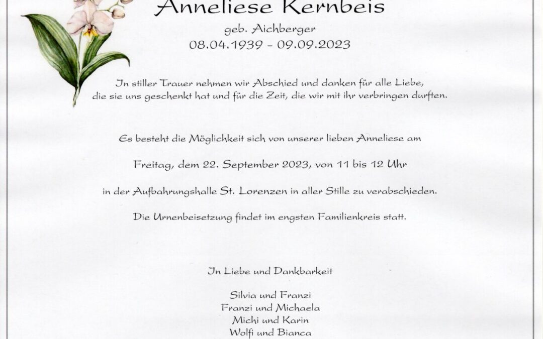 Anneliese Kernbeis