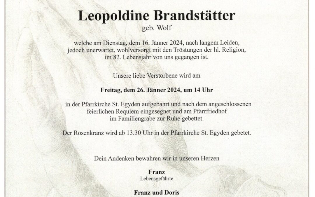 Leopoldine Brandstätter
