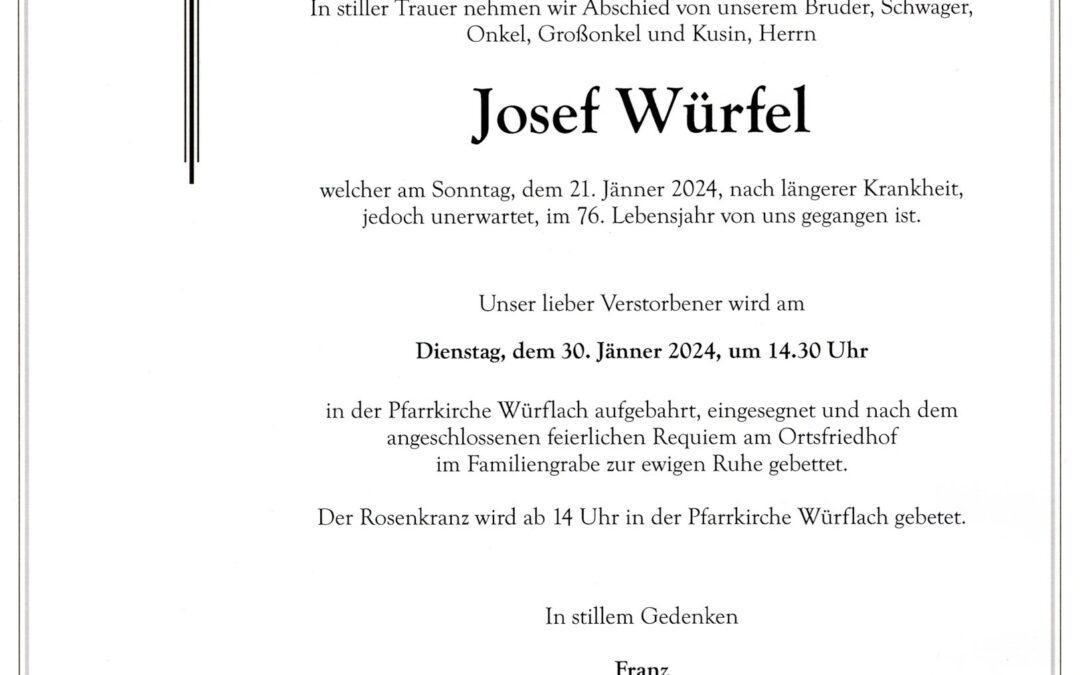 Josef Würfel