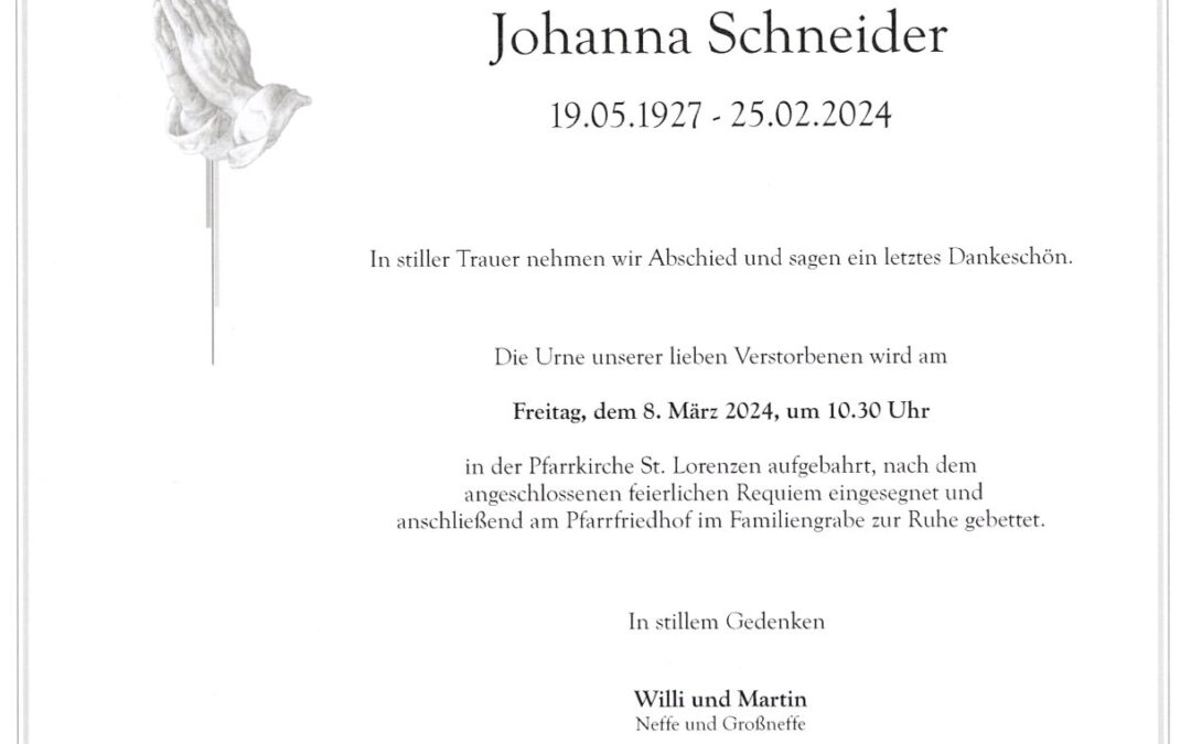 Johanna Schneider