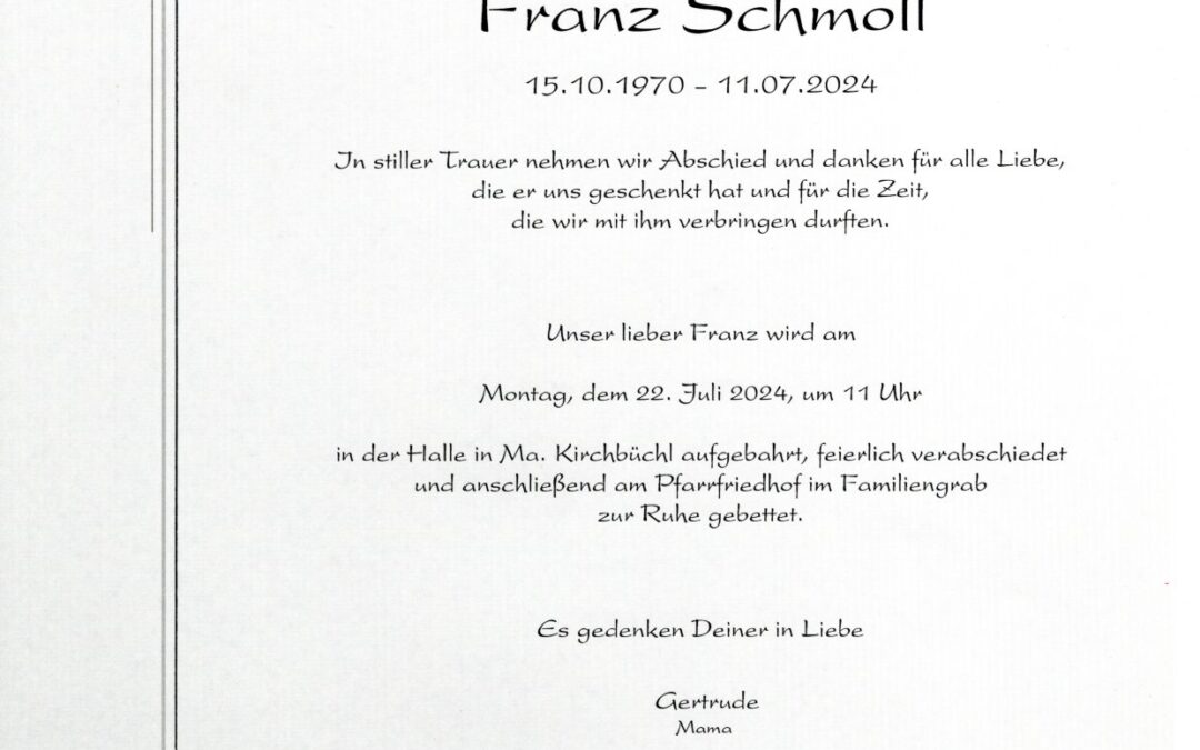 Franz Schmoll