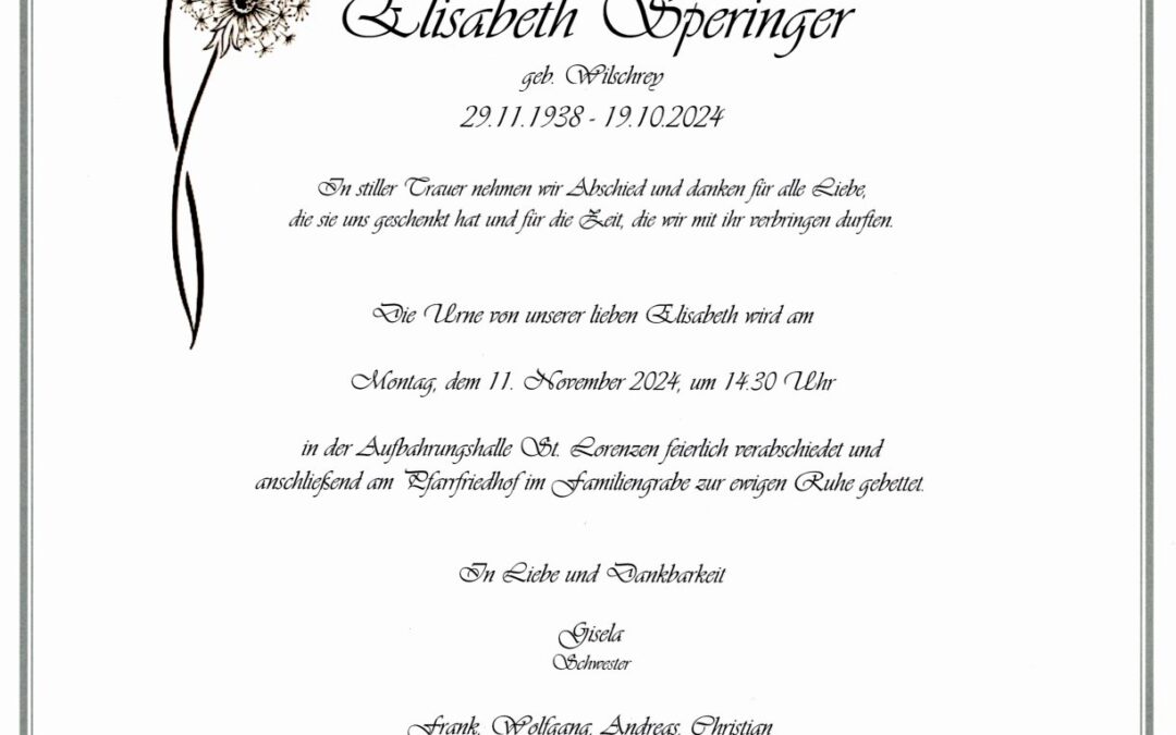 Elisabeth Speringer
