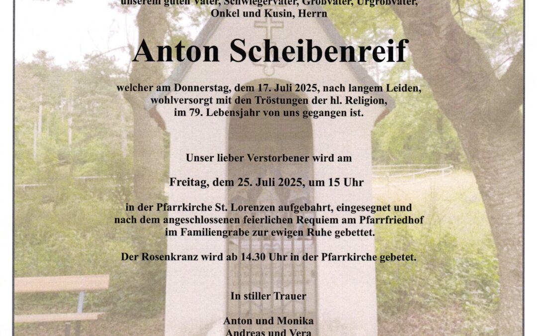 Scheibenreif Anton
