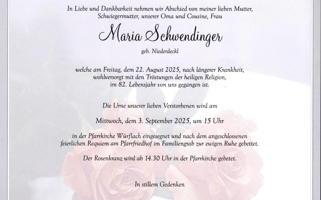 Maria Schwendinger