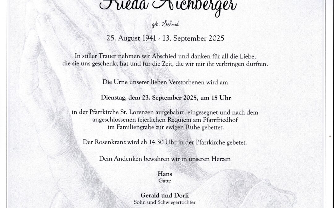 Aichberger Frieda