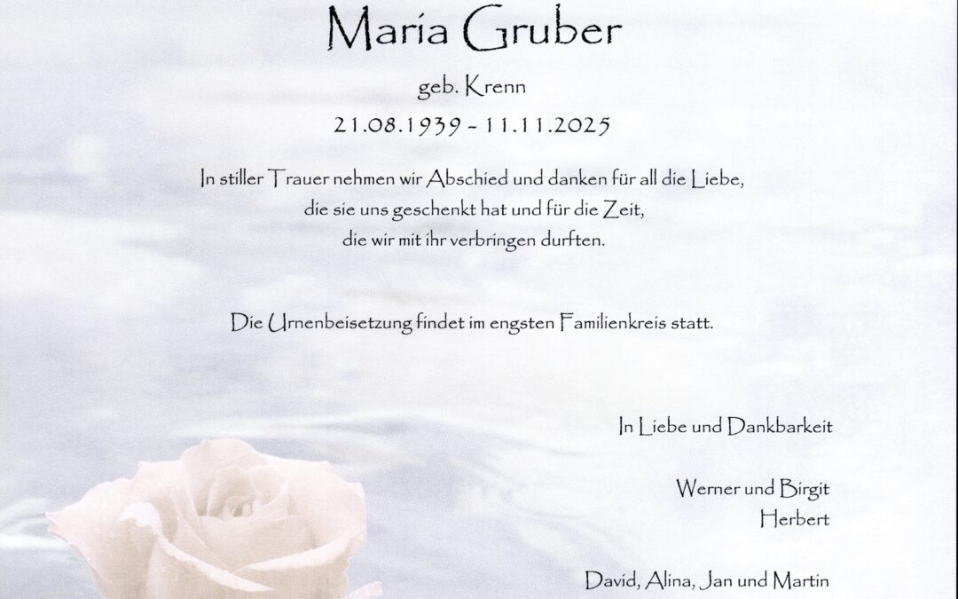 Maria Gruber