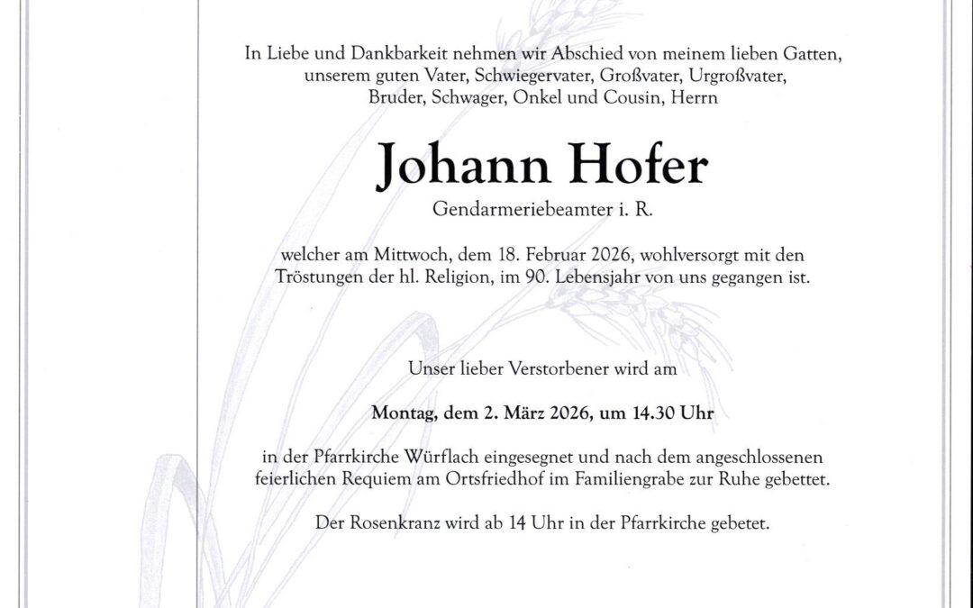Johann Hofer