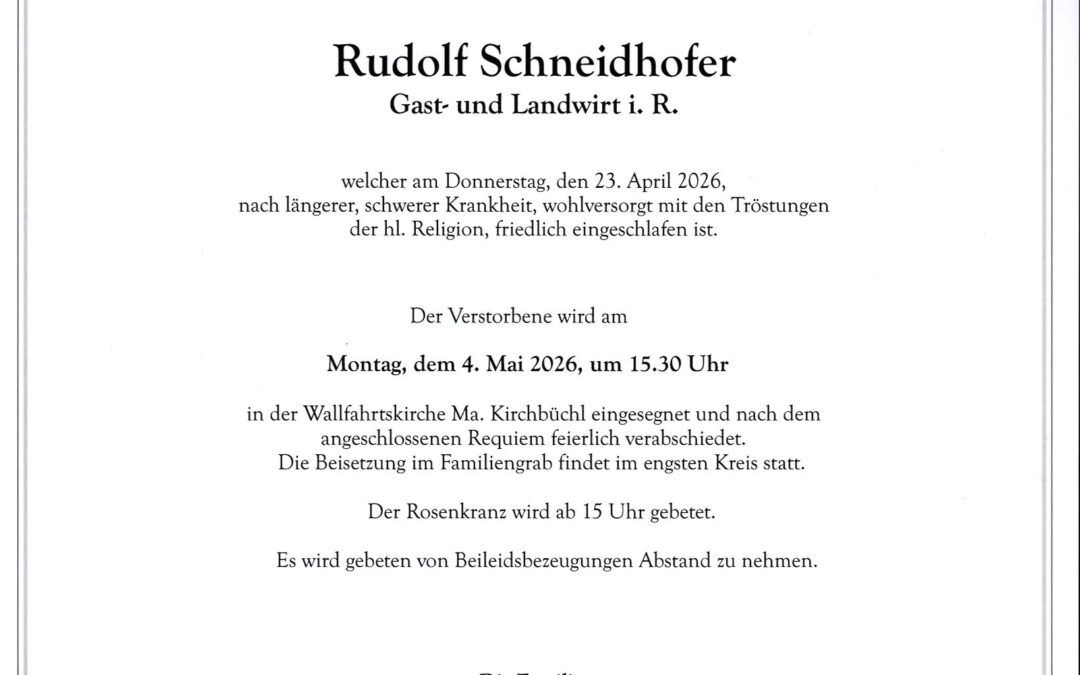 Rudolf Schneidhofer