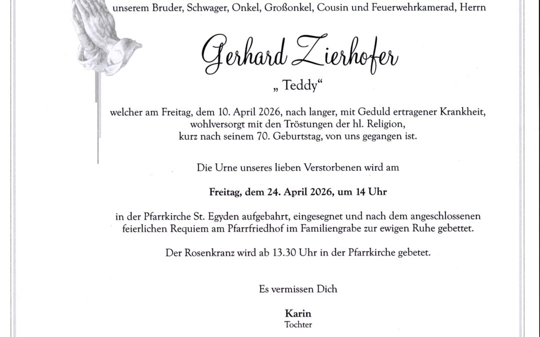 Zierhofer Gerhard
